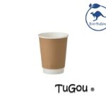 Vaso 8oz Doble Pared Kraft c/PE interior (20x25)