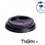 Tapa Capuccino Negra 8oz (1x1000)