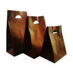 Bolsa Kraft 22x41x15cm. Asa troquel Plast. (1x300)